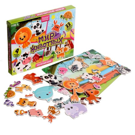 Magnetic set "Animal World"-9