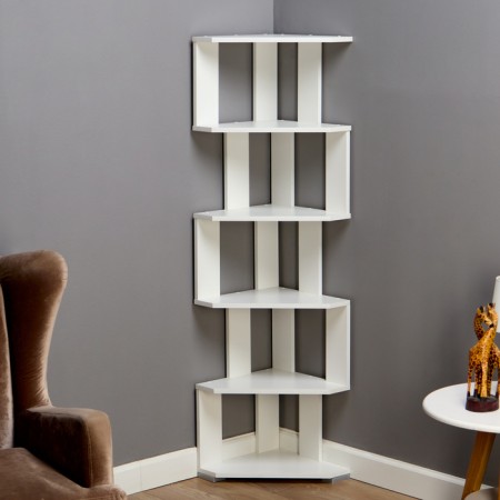 Corner rack 380x380x1563 cm, white-1