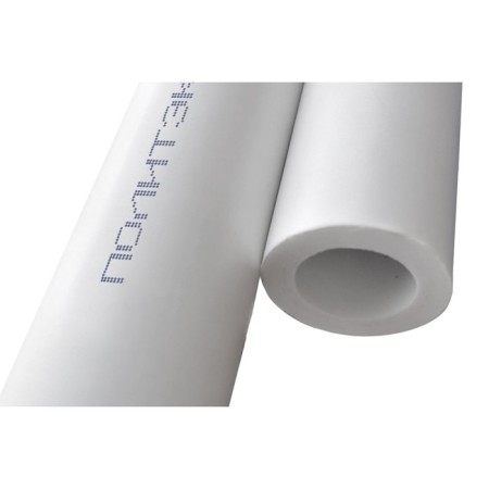 Polypropylene pipe "Political", single -layer, d = 25 x 4.2 mm, pn 20, 4 m, white