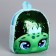 Baby backpack with sequins "Fitty dinosaurus", p. 23 × 28 cm