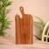 Board of cutting, teak tree 15x33 cm