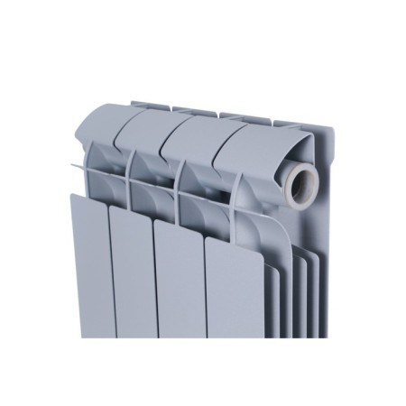 Bimetallic radiator Global Style Plus 500, 100 mm, 4 sections, color gray color-1
