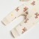 Combineson crumb I "Merry XMAS", height 74-80 cm, beige color