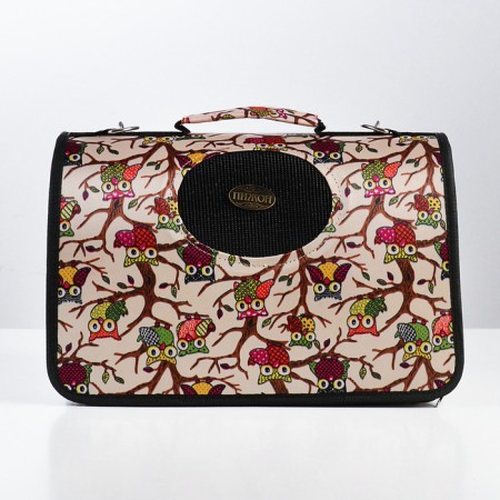Bag - Animal Carriage "Owls", size S, 37.5 x 17 x 22 cm-2
