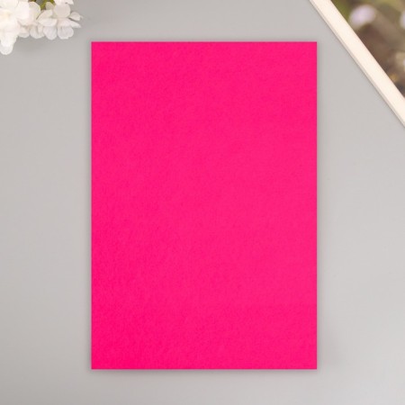 A set of hard felt "Astra" (3 pcs) bright pink, 1 mm, 160 g, 20x30 cm