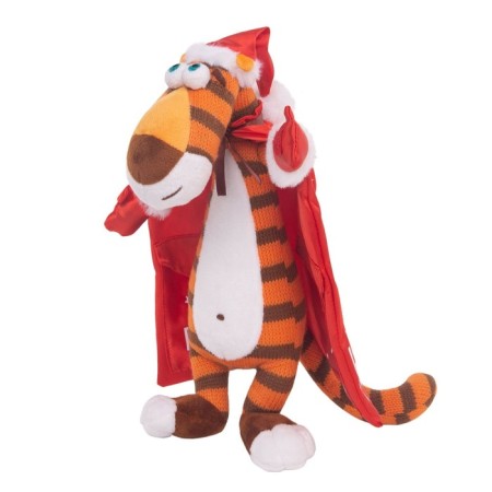 Soft toy "Tiger I fulfill desires", 30 cm, red-1
