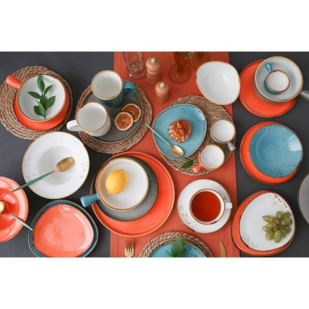 Porcelain magisto magistro "Cerera", 500 ml, d = 15 cm, blue color-10