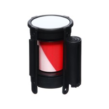 Cassette with an exhaust ribbon - 180 cm, height - 11 cm, width - 48 mm, red/white