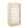 Trofast-2 rack, with containers, vertical, pine array