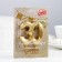 Candle in the cake jubilee "line", number 30, gold metallic, 6.5 cm
