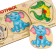 Frame - liner "Learning animals", 5 elements