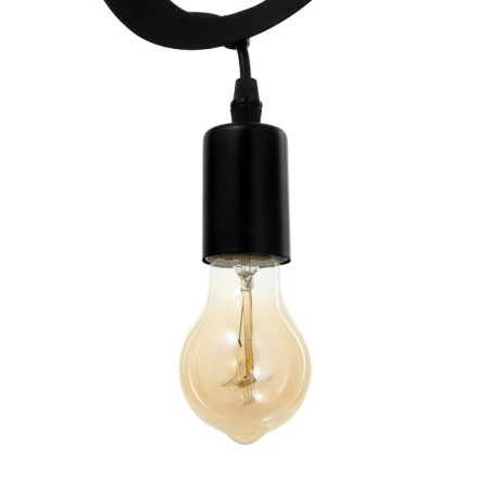 Bayerlux lamp "Figure 6" E27 40W Black 35x20 cm-5