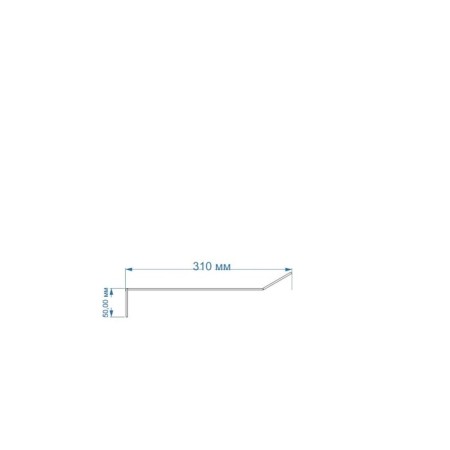 A screen for a wall air conditioner 600 × 335, plastic 2 mm, in a protective film-1