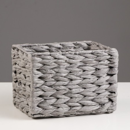 Stellair basket "Kolos", 21x15x15 cm, gray