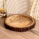 Trays of wood (set 3 pcs) 30x30 cm, 25x25 cm, 20x20 cm