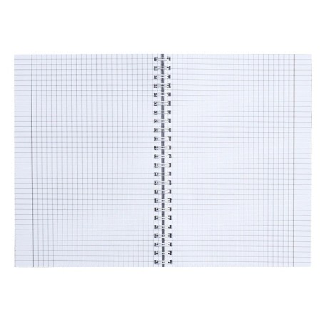 Notebook A5, 80 sheets in a cage on the crest of Calligrata "Marble on White", cover 7BC, OFSET BOCom-2