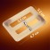 A belt buckle, 4.7 × 3.2 cm, 5 pcs, color light-beige/brown