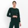 Female set (longshit, trousers) minku: Casual Collection Color Green, Rr. 48