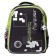 Frame backpack 36 x 29 x 17 cm, Across 192, filling: bag, gray/green ACR22-192-5