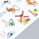 Sticking plastic interior color "English alphabet in pictures" 30x60 cm