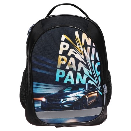 School backpack, 37 x 27 x 16 cm, ergonomic back, calligrata b "Call Panic"-6