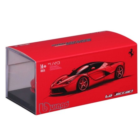 BBURAGO Ferrari Laferrari, Die-Cast, 1:43, Red color-11