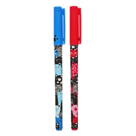 Ballic handle 0.7mm blue oil, Vinson Corps Softtach with a pattern (barcode on a piece) 1053442-1