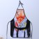 Apron Textile "Black Belt on Dumplings"
