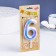 Candle in the cake on the spawning "Starfall", the number 6, 9 cm, giant