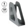 Paper tray Vertical Istanm Favorite, gray, width 90mm