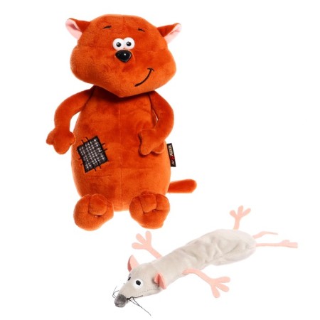 Soft toy "Kot & Mouse", 25 cm-4