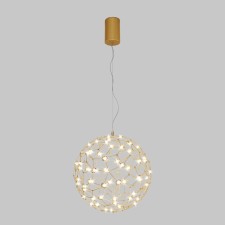 Светильник подвесной Bogate's Alioth 450/1, LED, 30 Вт, 3000К, 2403Лм, 400х400 мм, цвет медь