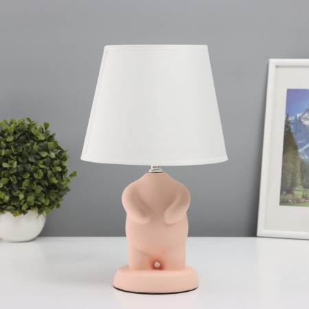 HELP LAM "Puzan" 1x40W E14 pink 19.5x19.5x34cm