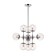 Richard 9x60W E14 chandelier 65x65x45cm