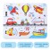 Soft puzzle for kids in the frame "Transport", 9 parts, crumb I