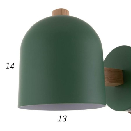 Bra 1667/1gy E27 40W green 18x13x16 cm-5