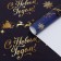 Glossy packaging paper "Deer in gold", 70 x 100 cm
