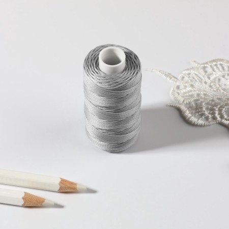 The threads are waxed, flat, 210d/16, 1 mm, 50 ± 2 m, color gray color-2