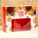 New Year. Confectionery packaging for 3 eclairs "Happiness", 20 x 15 x 6 cm
