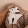 Soft toy "Olenenok", 15 cm, white color