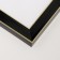 Photo frame Plastic "Watercolor" 15x21 cm, black