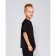 T -shirt Children's Minaku: Basic Line Kids Black Color, Height 128