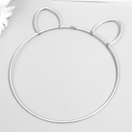 Ring Metal for the manufacture of dreams "Bear" 0.2x16x13 cm-1