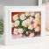 Key closed "White Bouquet" 26.5x31.5 cm white