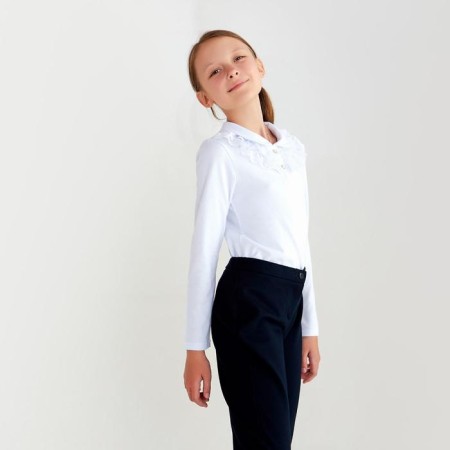 School blouse for a girl, white color, height 134-2