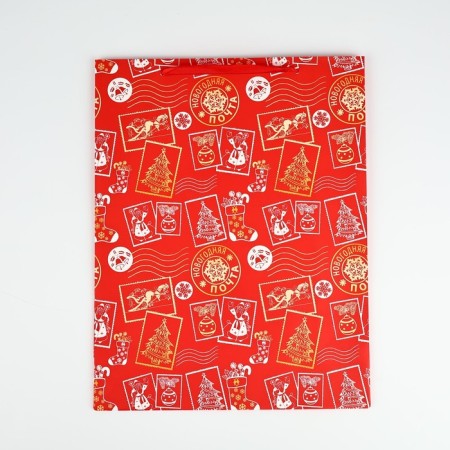 Laminated vertical “New Year's Post”, l 31 x 40 x 11.5 cm, New Year-3