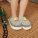 Baby slippers, size 34-35, gray