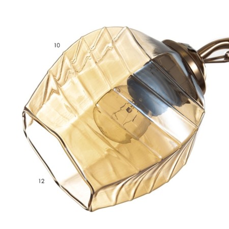 Diana 5x40W lamp E27 Gold 52x52x22cm-5