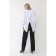 Women's shirt with asymmetric back, size 50-52