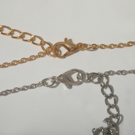 Kulons "Demetrons" Shock gesture, color silver-gold, l = 40 cm-2